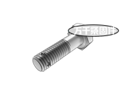 六角頭螺桿帶兩孔螺栓 AN 102601