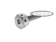 六角頭頭部帶三孔螺栓 AN 103801/103901/104101/104201/104301/104401/104501