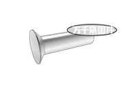 100°沉頭鉚釘 AN 123601