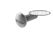 開(kāi)槽圓頭螺釘 AN 525