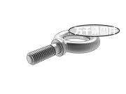 2型長(zhǎng)吊環(huán)螺釘 ASME B18.15