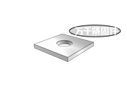 米制金屬頂部壓點六角法蘭面鎖緊螺母5、9和10級 ASME B18.16M