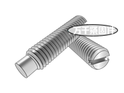 開(kāi)槽錐端緊定螺釘 ASME B18.6.2