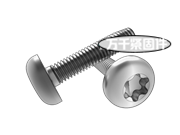 梅花槽盤頭螺釘 ASME B18.6.3