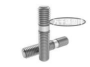 美制細(xì)桿雙頭螺栓b1=1d 細(xì)牙 BS 2693