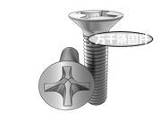 4.8級(jí)米制十字槽沉頭螺釘 BS 7433