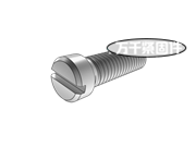 有槽小盤頭螺釘 CNS 4360