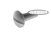 有槽平蕈形頭螺釘 CNS 4416