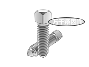 方頭錐形端螺釘 CNS 4423