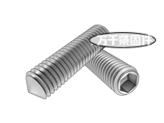 六角承窩無頭錐形端固定螺釘 CNS 4481