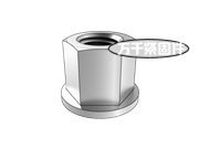 1.5d厚六角帶介螺母 CNS 5055