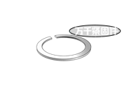 滾動(dòng)軸承用緊固零件帶環(huán)槽軸承用擋圈 DIN 5417