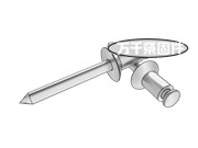 開口型沉頭抽芯鉚釘 30級 GB 12617.2