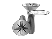 8.8級(jí)、不銹鋼及有色金屬淺米字槽沉頭螺釘 GB 819.2