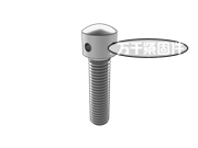 B型帶孔球面圓柱頭螺釘 GB 832