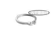 標(biāo)準(zhǔn)型軸用彈性擋圈 GB 894