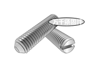 開槽錐端緊定螺釘 GOST 1476