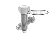 六角頭圓柱端緊定螺釘 GOST 1481