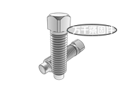 方頭圓柱端緊定螺釘 GOST 1482