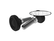 2型塑料滾花臺(tái)階螺釘 GOST 21331