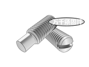 開(kāi)槽球面圓柱端緊定螺釘 HB/QJ 2379