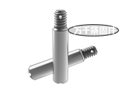 外螺紋開槽錐形帶孔銷 HB 1