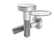 B型履帶式推土機(jī) 驅(qū)動(dòng)輪齒塊用螺栓 JB/T 11009