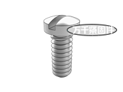 3型精密機械用開槽半沉頭螺釘 JIS B1116