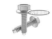 六角頭法蘭自攻螺釘F型 JIS B1127
