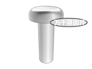 沉頭鉚釘 JIS B1213