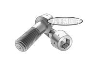 內六角錐形圓柱桿部帶孔螺釘 MS 20006E