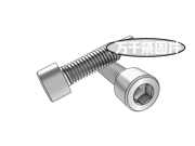 內(nèi)六角圓柱頭圓柱端緊定螺釘 MS 3360