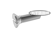 82°開槽沉頭螺釘 MS 3361