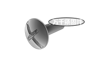 十字槽瓦楞螺釘 NF E25