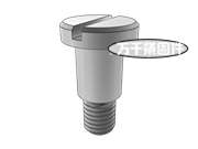 開槽圓柱頭臺階螺釘 PN 61241