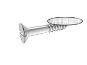 90°開槽沉頭木螺釘 PN 82503