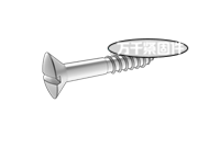 90°開槽半沉頭木螺釘 PN 82504