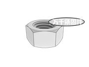 塑料六角螺母 QC/T 868