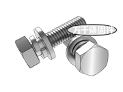 六角頭螺栓和彈墊、平墊組合 QC 146B