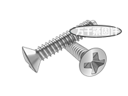 十字槽半沉頭自攻螺釘F型 QC 277