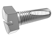 統(tǒng)一尼龍開槽六角頭螺釘 QIB/IND 1015