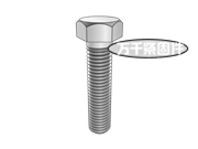 統(tǒng)一尼龍六角頭螺栓 QIB/IND 1016