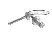 不銹鋼盤(pán)頭單鼓鉚釘 QIB/IND BBU