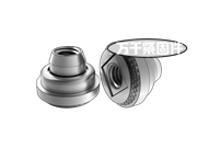 統(tǒng)一螺紋300不銹鋼浮動鎖緊鉚螺母 QIB/IND LAC