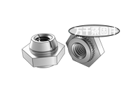 統(tǒng)一螺紋不銹鋼開槽自鎖壓鉚螺母 QIB/IND LKS