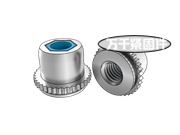 不銹鋼尼龍自鎖壓鉚螺母 QIB/IND PLC