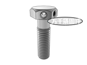 軌道車輛車軸軸端粗桿六角頭螺栓 TB/T 1479