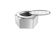 接頭螺栓和絕緣接頭螺栓用10級六角螺母 TB/T 2347
