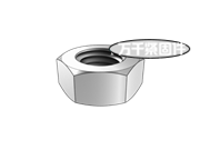 鋼結(jié)構(gòu)用高強(qiáng)度大六角螺母 UNI 5713